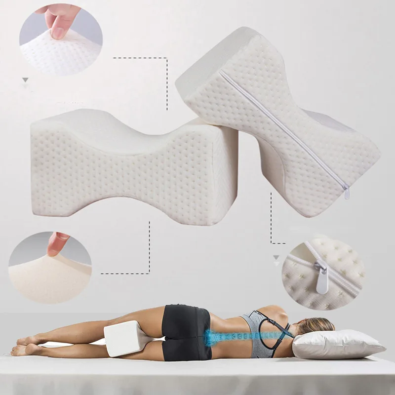 Новая подушка для ног из пены с эффектом памяти, Подушка-разделитель для кровати, Подушка-Клин, облегчающая давление, помощь для сна, подушка для ног, подушка для сна