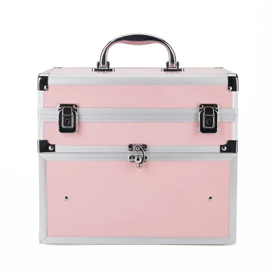 Хорошая цена многофункциональный, вместительный косметическая сумка-косметичка Водонепроницаемый Сумочка для умывальных принадлежностей складной мыть милая сумка - Цвет: Pink S aluminum28