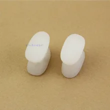 2 x Soft Silicone Gel Toe Separators Spacer Straightener Relief Foot Bunion Pain