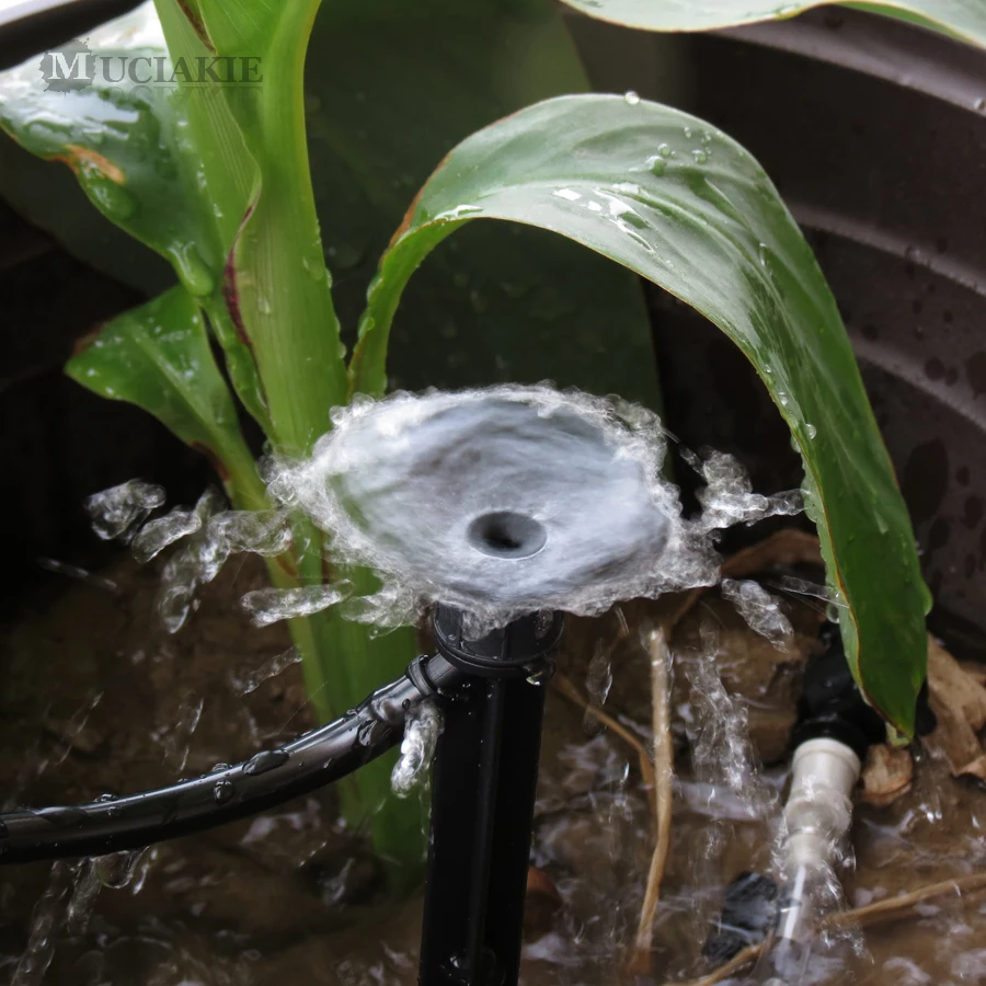 13cm Micro Bubbler Drip Irrigation Adjustable Emitters Stake Mixed 3 Types Water Dripper Farmland Use 4/7mm Hose 10PCS,MUCIAKIE,plants irrigation kits,drip irrigation spike,drip irrigation,drip irrigation stakes,irrigation fittings
