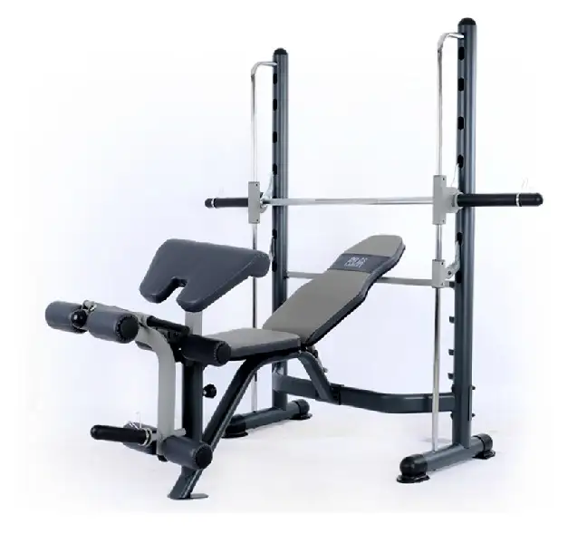 Smith Machine Multifunctional Safety Rail Weightlifting Bed Bench