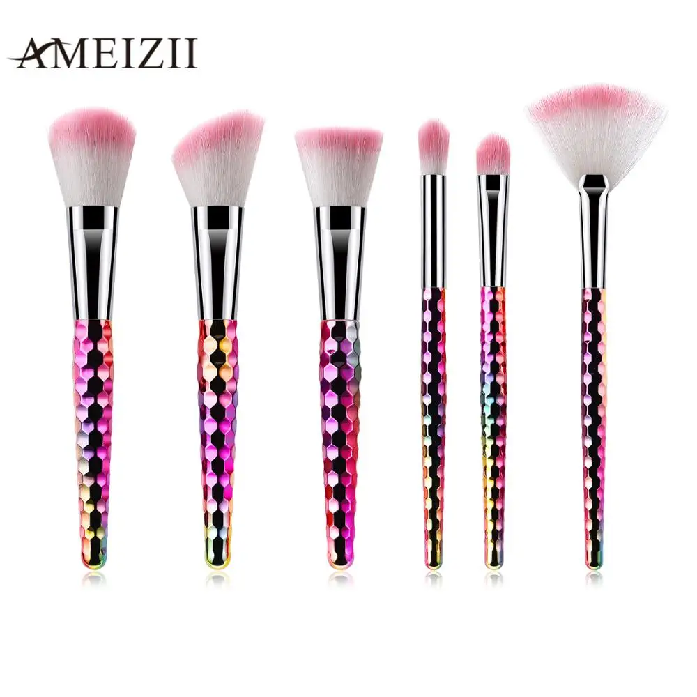 AMEIZII Brochas Maquillaje набор кистей для макияжа, косметическая пудра, Тональная основа, румяна, тени для век, кисть Pennelli Trucco