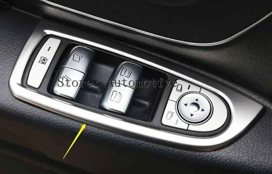 

For Mercedes-Benz Vito W447 2014-2017 Inner door handle holder window lift switch cover trim car-styling auto accessories