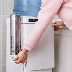 Высокое качество питьевой фонтаны держатель бумажного стакана одноразовые полка для чашек автоматический взять для товары дома посуда