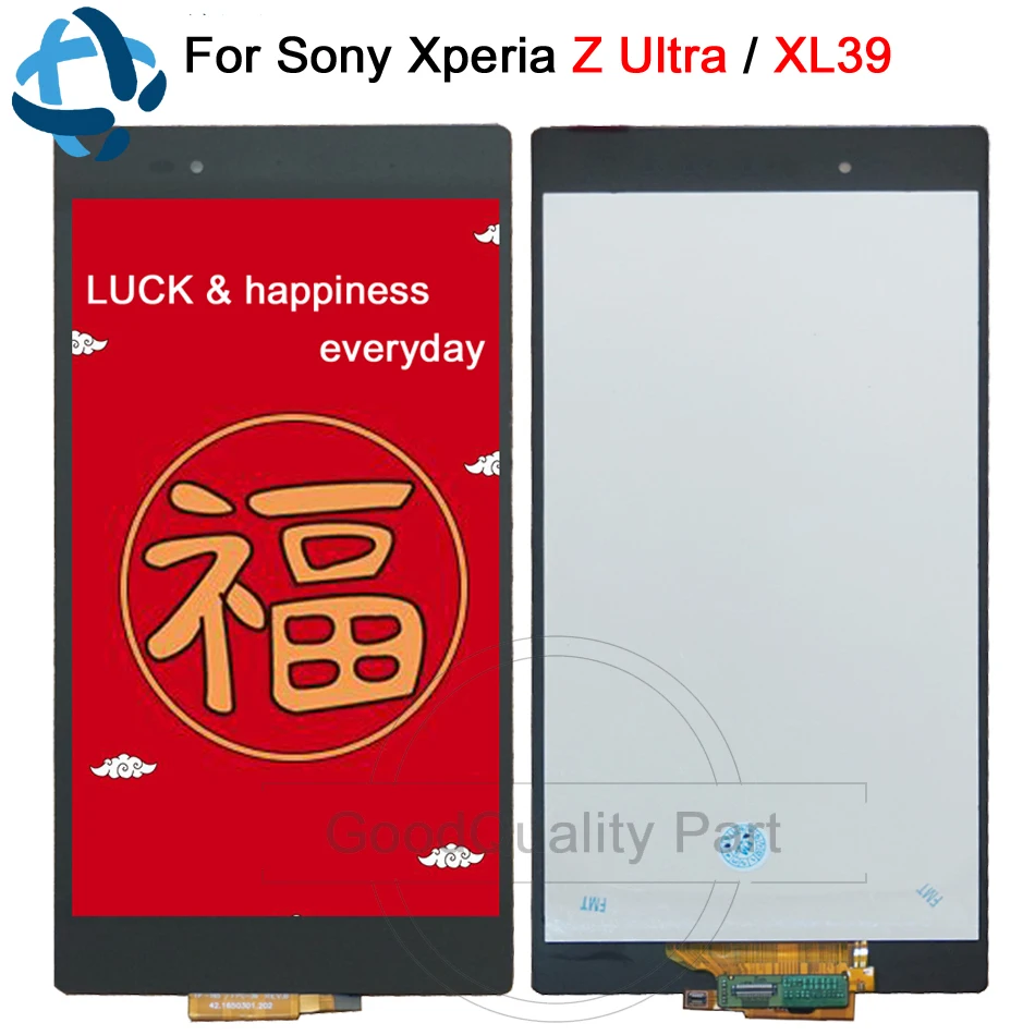 

For 6.44"Sony Xperia Z Ultra XL39h XL39 LCD Display Touch Screen Digitizer C6802 C6806 C6843 C6833 Assembly For Sony Z Ultra lcd