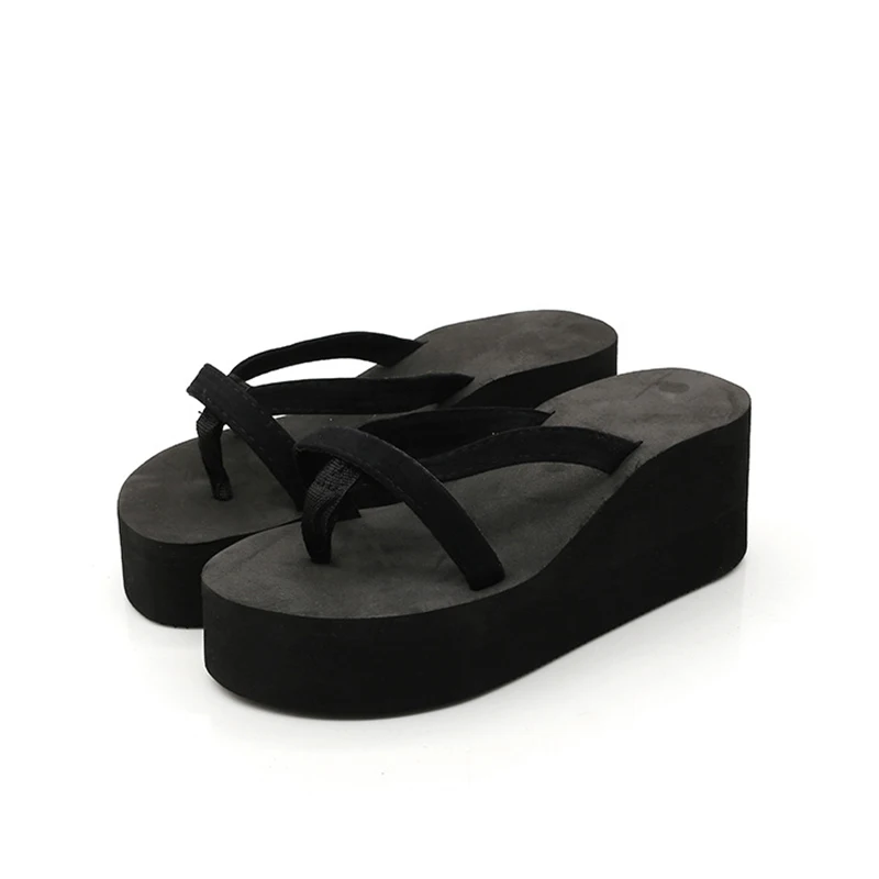 Vretvie/Женская обувь; сланцы; однотонные Шлепанцы женские сандалии Женская плотная обувь с блестками Zapatillas; пляжные шлепанцы - Цвет: E111246