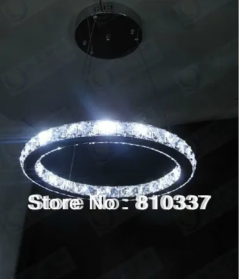 

NEW 40cm 50CM Modern LED Round Crystal Lamp Diamond Ring Ceiling Light Lighting ZZP183271