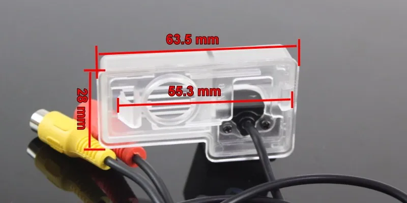 For Toyota Corolla Levin Vios Etios YARiS L Car Reverse Backup Wide Angle HD CCD Rearview Parking Rear View Camera Night Vision (3)