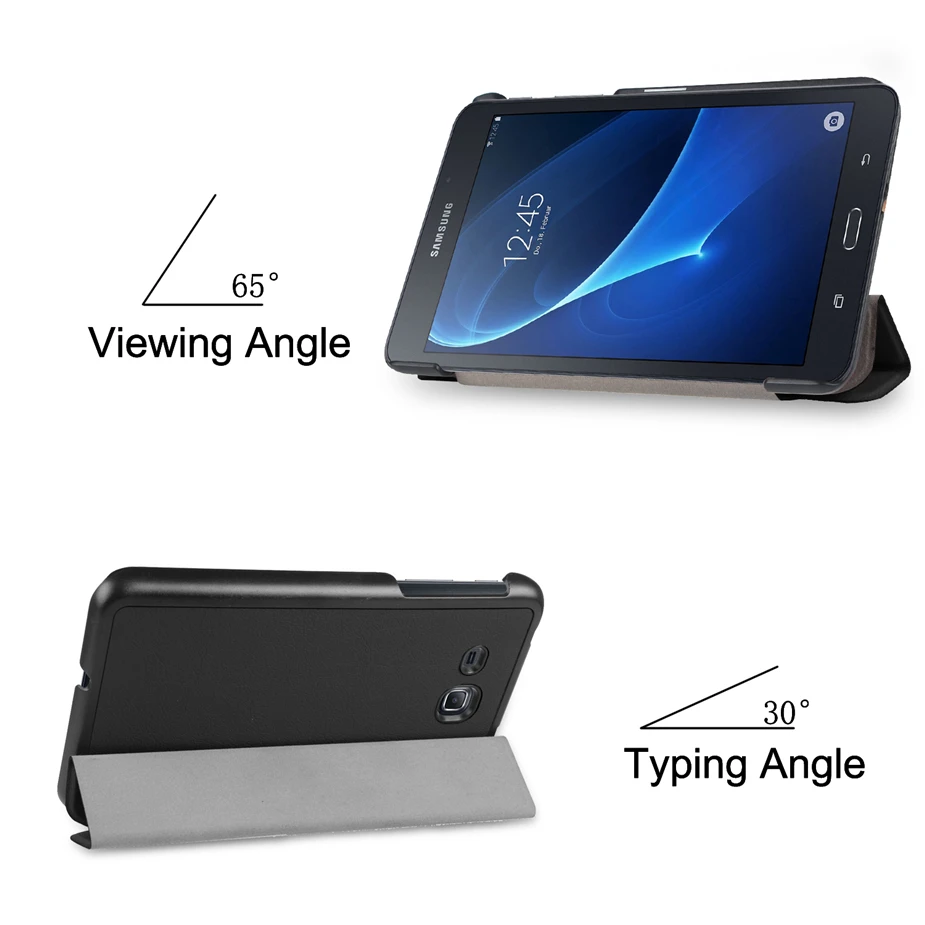 Защитная пленка для экрана стекло + чехол планшета Samsung Galaxy Tab A 7 0 8 2017 2018 SM T280 T285 T350