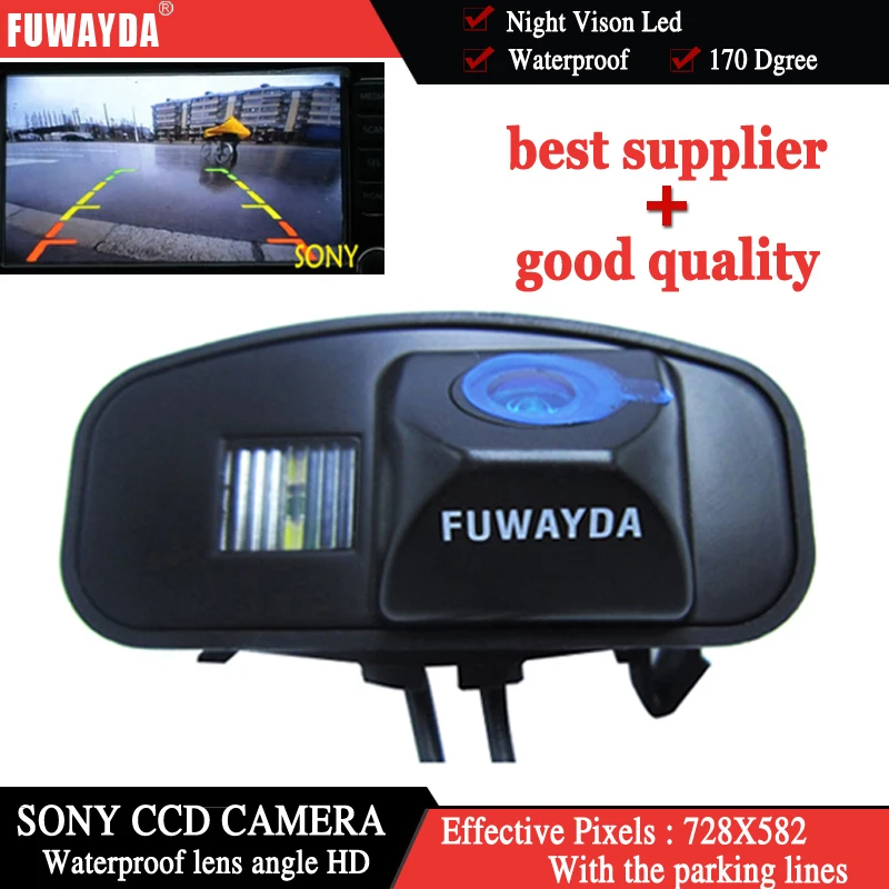 

FUWAYDA SONY CCD Rear View Camera Night Vision Night Parking Assistance Car Styling for Honda CRV CR-V Odyssey Fit Jazz Elysion