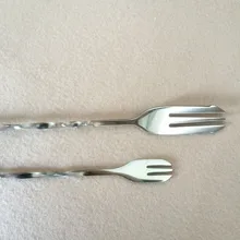 20 комплектов = 40 шт = 20big+ 20 маленький длинный бар из нержавеющей стали ложка кофейная ложка винная ложка перемешивание swizzle палка Бар инструменты