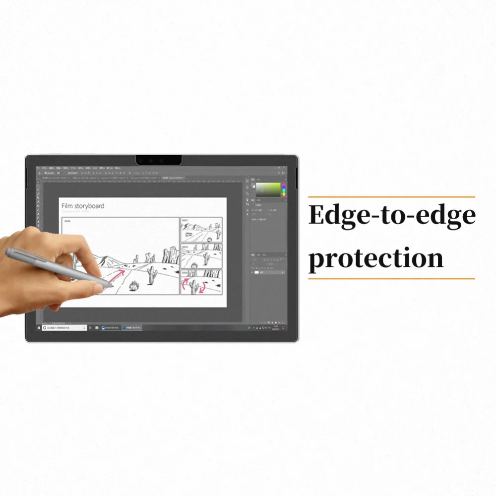 Для microsoft Surface Pro 6 5 протектор экрана матовый Papper-как противоскользящее письмо и Рисование для Surface Pro 6 Pro 5 защитная пленка