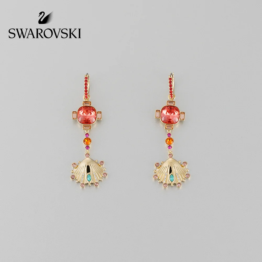 

Original Genuine Swarovski LUCKY GODDESS Fun Shining Charming and Fashionable Female drop Earrings 5451301-1