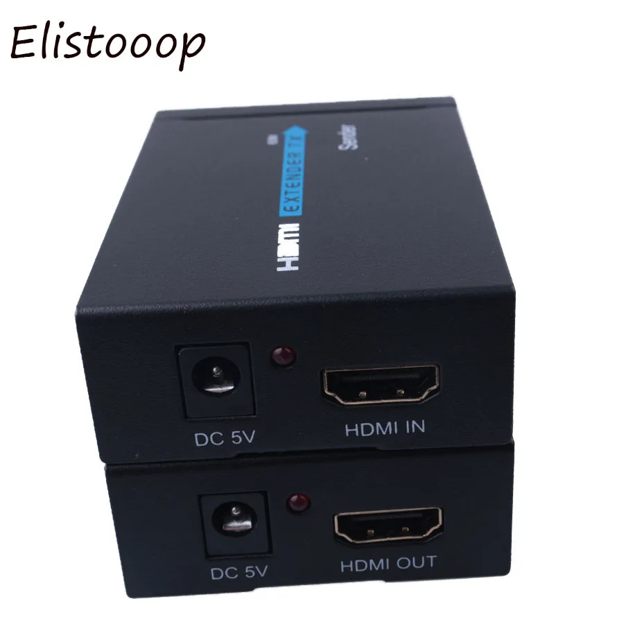 HDMI удлинитель 60 м 1080p 3D передатчик приемник по Cat 5e/6 RJ45 Ethernet конвертер США ЕС