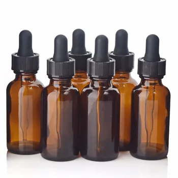 

360pcs 30ml Amber Glass Dropper Bottles with Glass Eye Dropper Pipette for Essential Oils Aromatherapy Lab Chemicals 1oz