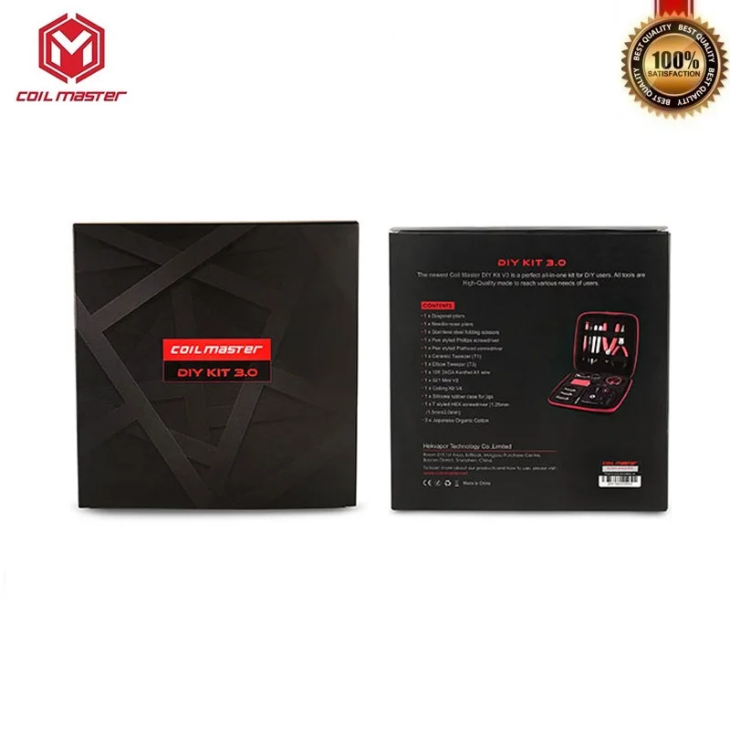 Катушка Master V3 DIY Kit все-в-одном CoilMaster V3 электронные сигареты набор инструментов RDA RBA Vape танк распылитель катушка инструмент сумка аксессуары