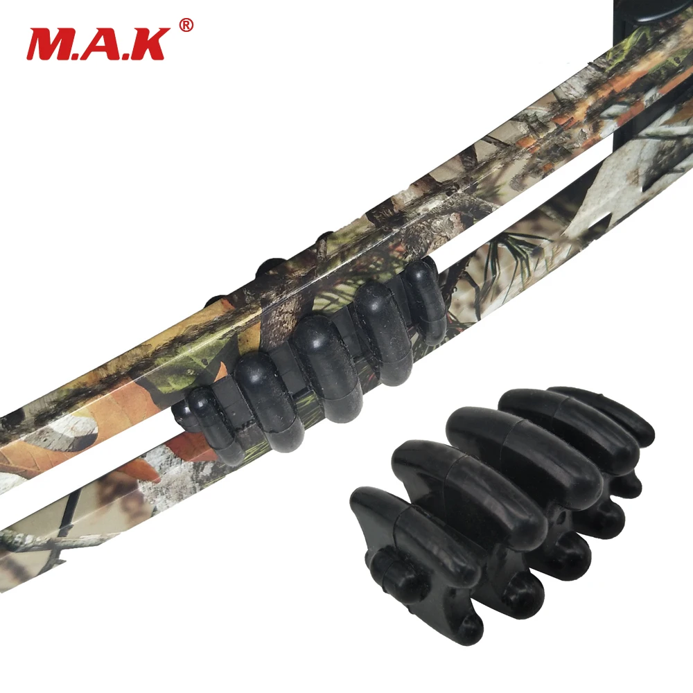 

1 Pc Compound Bow Limb Stabilizer Rubber Dampener Silencer Dampen Noise and Vibration for Archery Hunting Shooting