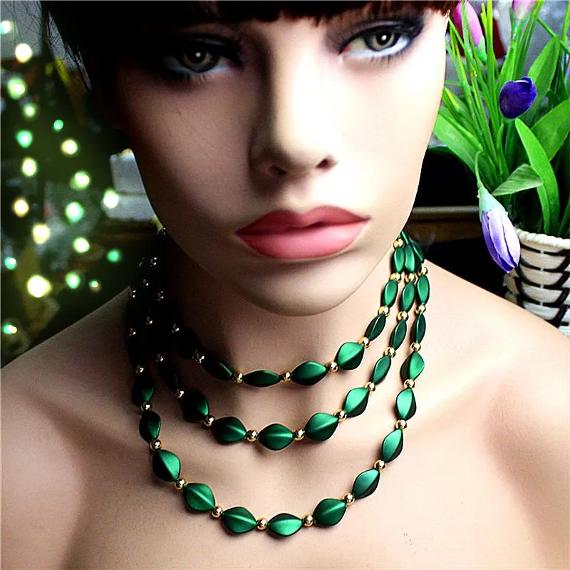 

Black new fashion gorgeous female jewelry wholesale girls birthday party beautiful luxury fringe gift necklace free shipping