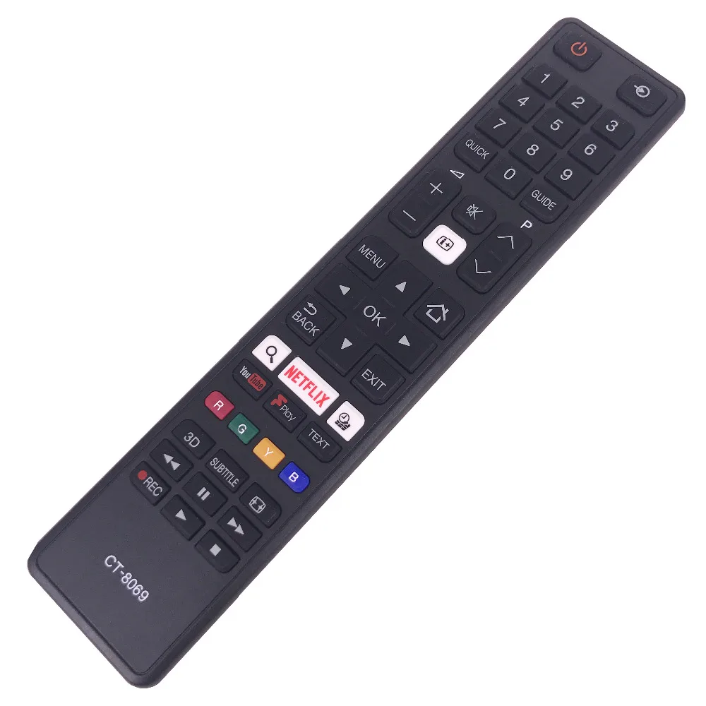 Telecomando Universale CT-8069 Per TV Toshiba – Sostituto Per CT8053, Modelli 43U5766DB, 43L3753DB E Altri