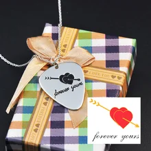 Sterling Silver Guitar Pick Necklace Engrave Your Design, Custom Hand Written Necklace Personalized Heart Stamp Pendent solid silver guitar pick necklace with bell engrave your signature custom name necklace hand written jewelry