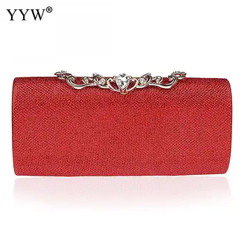 

Fashion Clutch Bag New General Section With Crystal Women Evening Bags Zinc Alloy Luxury Bolsa Feminina More Colors For Choice