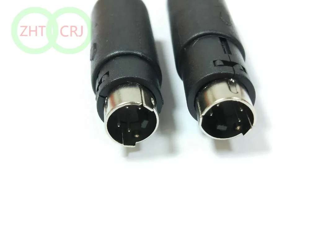 50 шт Мини 4 Pin DIN штекер с пластиковой ручкой пайки кабели адаптер DIY|plug male|plugs plasticplug