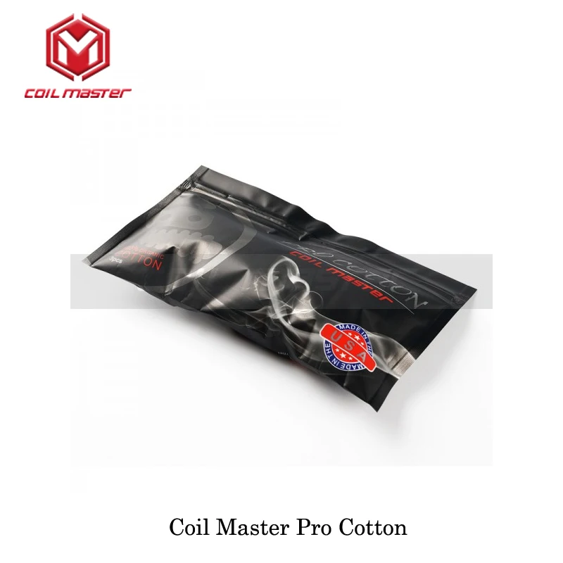 2 упак./лот оригинальный Coil Master Pro хлопок для вейпинга 100% натуральный лучший выбор