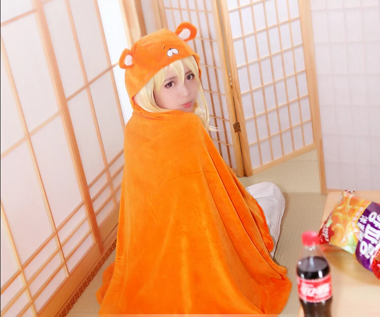 HIMOUTO!UMARUCHAN UMARU DOMA Cosplay Costume Hamster Orange Blanket Cloak