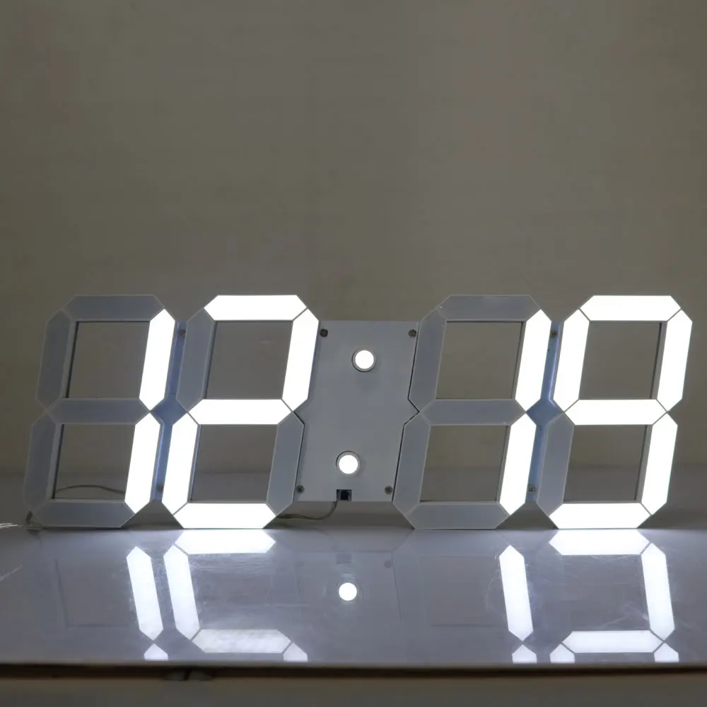  LED new electronic wall clocks snooze clocks and stopwatch timer 4 colors can be used to decorate t - 1828614476
