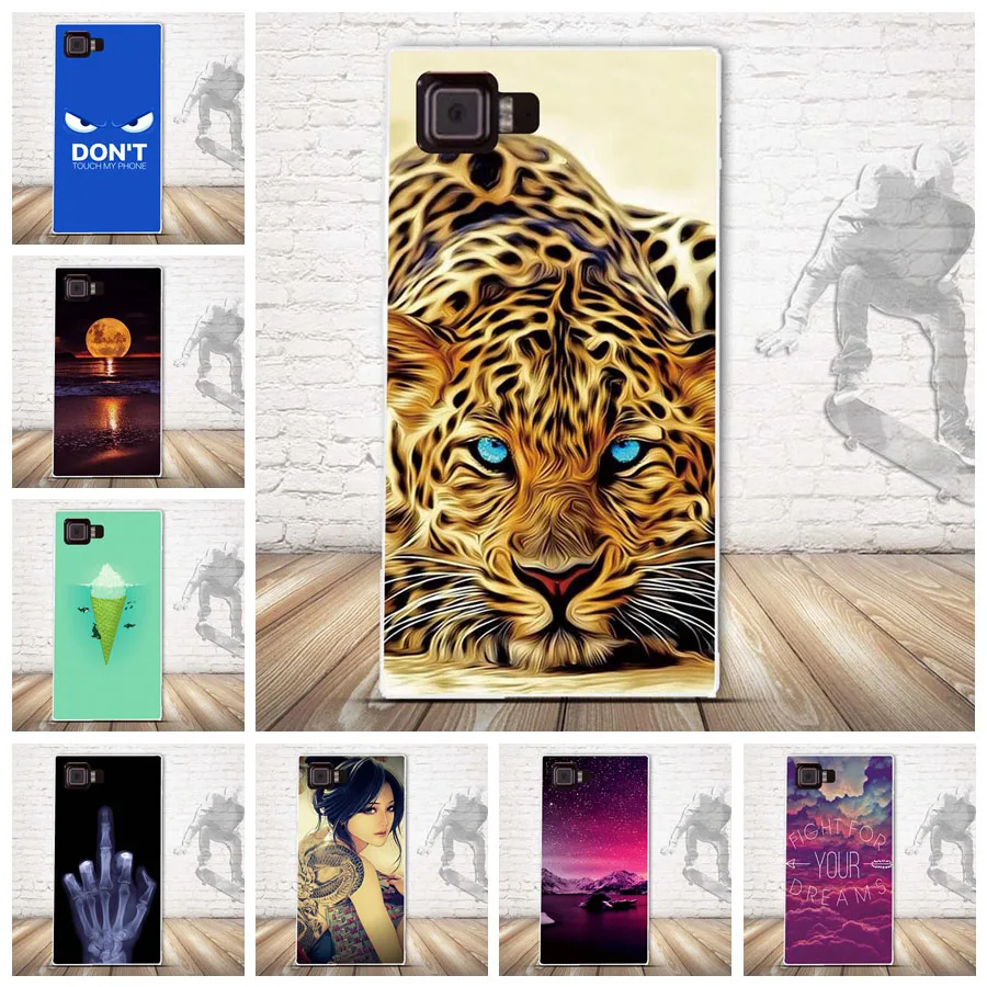 

For Lenovo Vibe Z2 Silicone Case Paint Protector TPU Back Case For Lenovo Vibe Z2 / K920 Mini 5.5" 3D Relief Cover Funda Coque