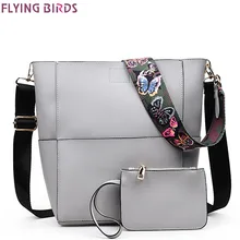 FLIEGEN-VÖGEL frauen eimer tasche frauen handtaschen designer handtasche umhängetaschen weibliche tote hochwertigen dame messenger bags LM3869fb