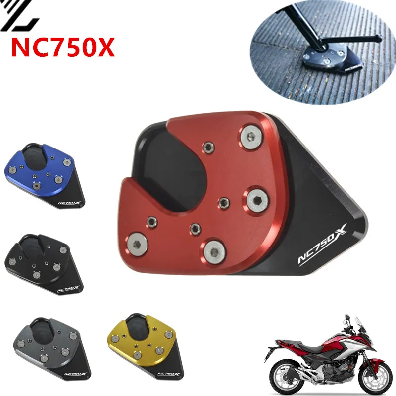 

NC750X Logo For Honda nc750x nc 750x 2017-2018 Moto accessories CNC High Quality NC750X Side Stand Enlarge Extension Plate