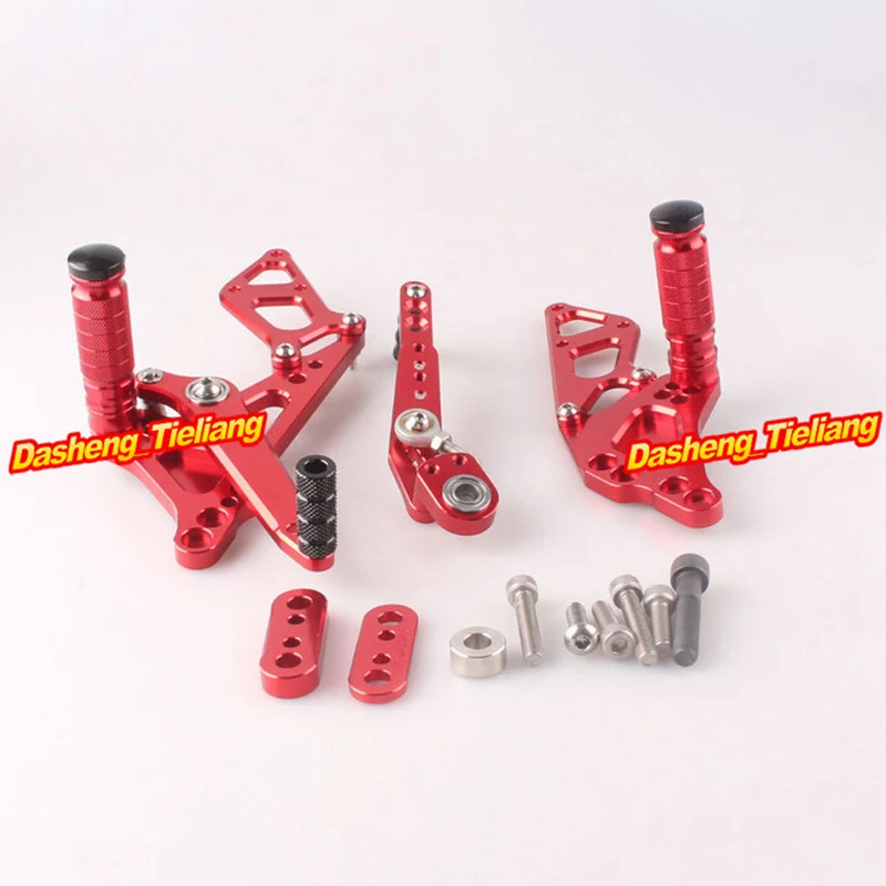 Goedkoop Verstelbare Shift Voetsteunen Achter Set Voetenbanken Vervanging Kit Voor Suzuki GSXR 1000 2009 2010 K9 Motorfiets Accessoire Onderdelen