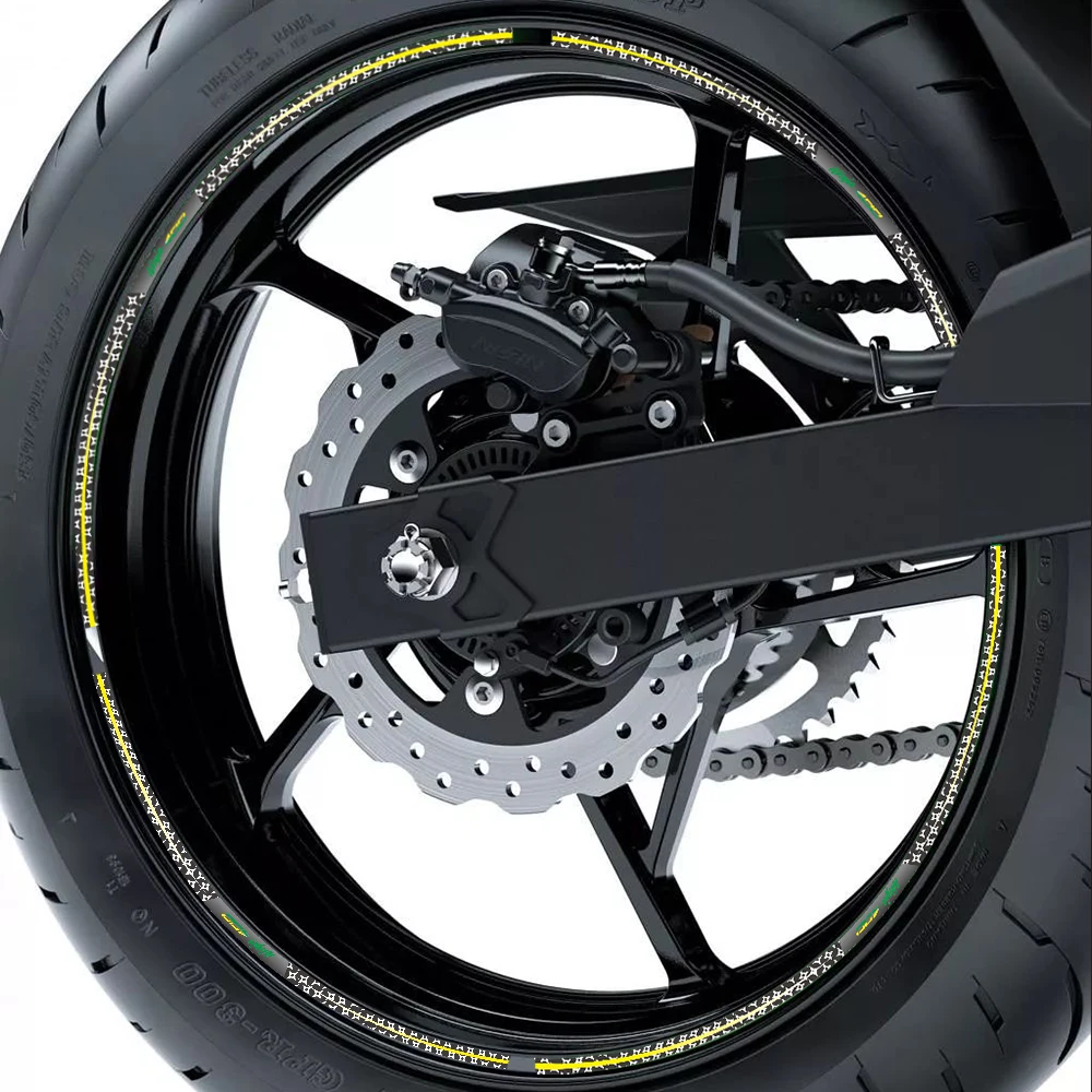 KODASKIN мотоцикл 2D эмблема круглый стикер наклейка большой обод колеса для Kawasaki ninja 400 ringshot