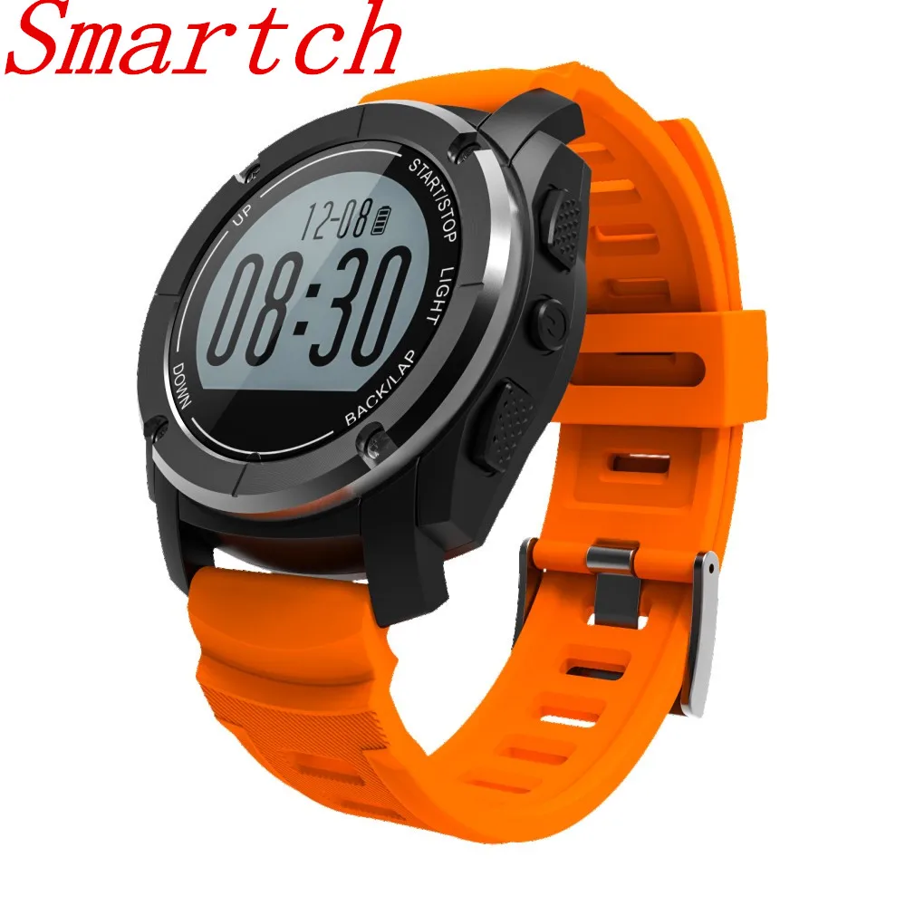 

Smartch S928 Real-time Heart Rate Track Smart Watch Bluetooth 4.0 GPS Sport Smartwatch Pedometer Sedentary Remind Sleep Monitor
