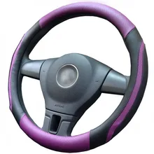 

Sports Anti-slip Car Steering Wheel Cover 38cm Auto On The Steering-Wheel Covers Fit For Most Cars Styling