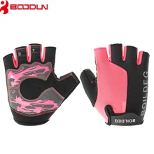 Бренд Boodun, перчатки для спортзала с полупальцами, для мужчин и женщин, летние, для фитнеса, гантели, для тяжелой атлетики, профессиональные спортивные перчатки, сетчатые перчатки