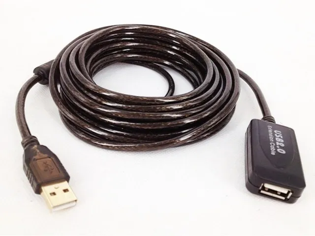 ALFA 5m 16 feet USB Active Repeater Extension Cable for AWUS036H buffers power