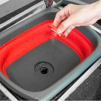 

Foldable Kitchen Colander Fruit Vegetable Washing Basket Strainer Strainer Collapsible Drainer With Handle Filter Tools
