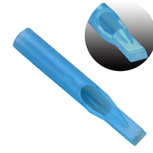 Одноразовые Стерильные плоские татуировки советы медицинского класса пластиковые наконечники для стандартных игл татуировки 5F/7F/9F/11F/13F/15F 50 шт./кор