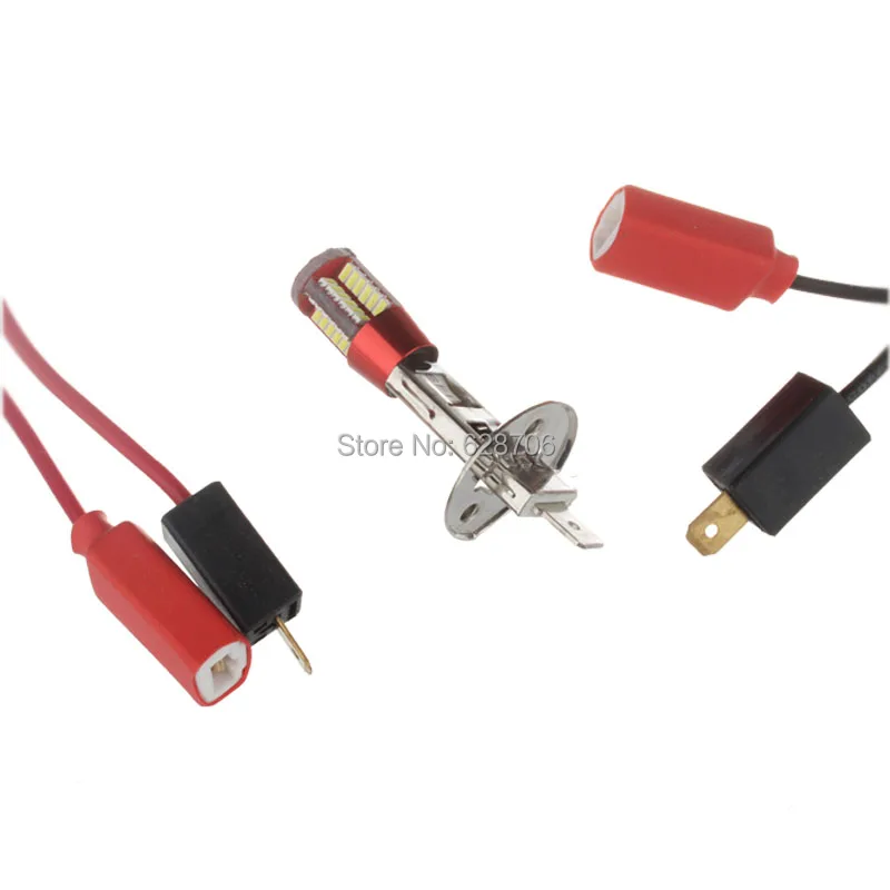 2 шт./лот Автомобильные светодиодные фары H1 противотуманные 57 3014 smd лампы дневного