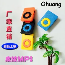 10 шт качественный клип красочный мини MP3 музыкальный плеер с TF слотом для карт