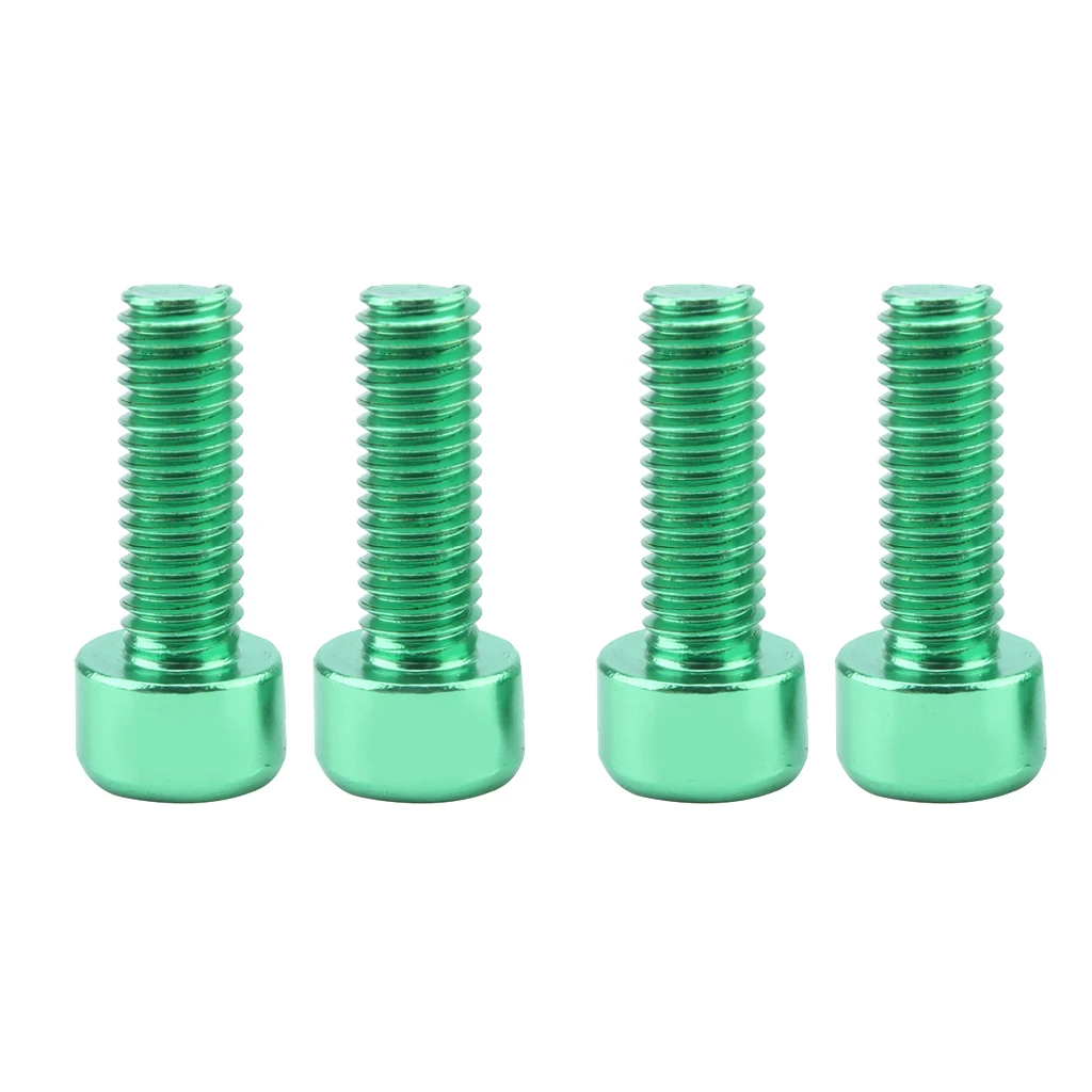4Pcs Water Bottle Cage Screws Aluminum Alloy Bike Holder Screws Cycling Bicycle Cage Bolts Accessories 