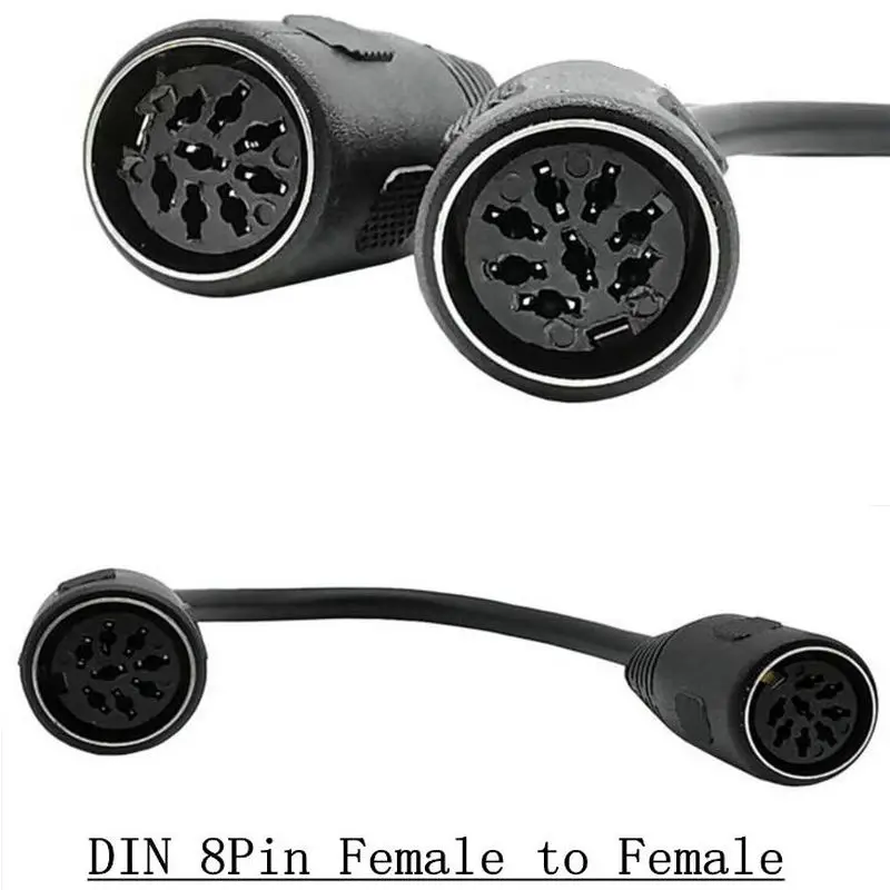

8 Pin Din Female to Female Speaker Audio Cable 0.2m