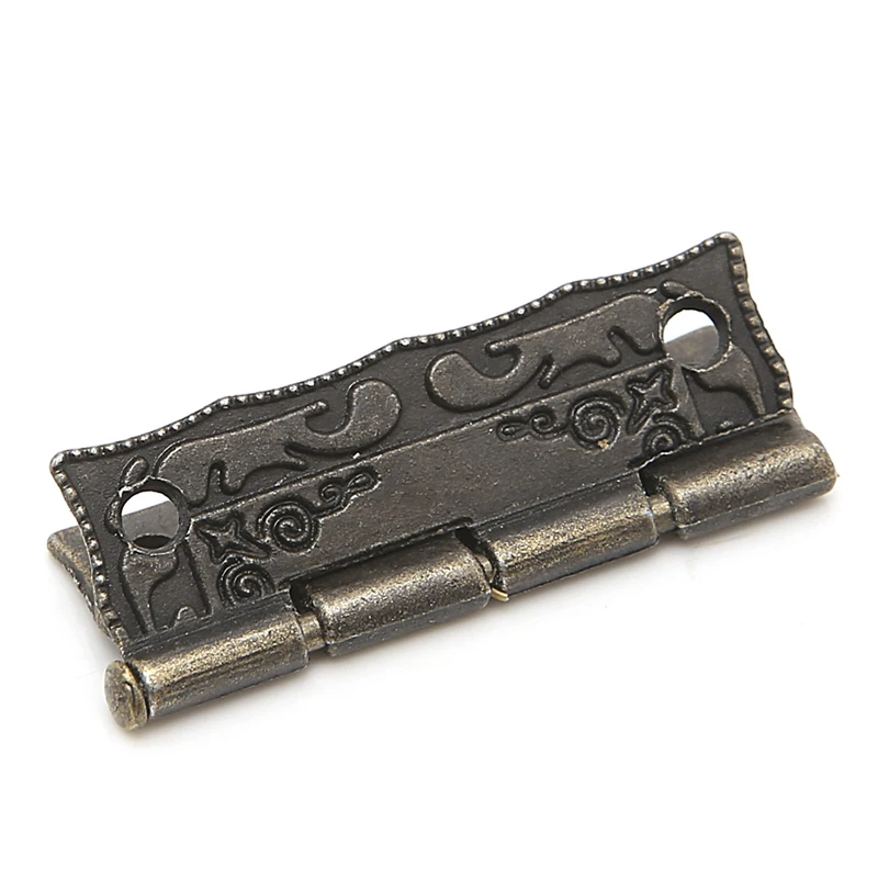 2pcs Antique Bronze Cabinet Furniture Door Drawer Jewellery Box Hinges 35x28mm 2pcs Antique Bronze Cabinet Furniture Door Drawer Jewellery Box Hinges 35x28mm
