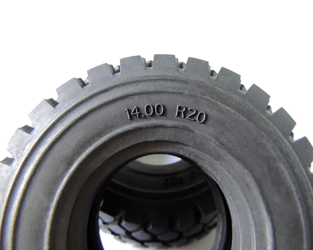 Pneus de Borracha Pneu para Tamiya Caminhão de Reboque Fora de Estrada Pces Escala rc Actros Dakar Rally 100mm 2 - 1:14 5 100mm 2 pces pneus de borrachapneu para