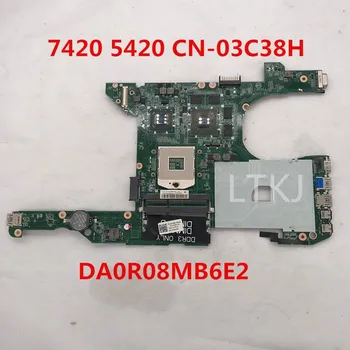

High quality for 7420 5420 Laptop motherboard CN-03C38H 03C38H 3C38H DA0R08MB6E2 GT640M HM76 100% full Tested