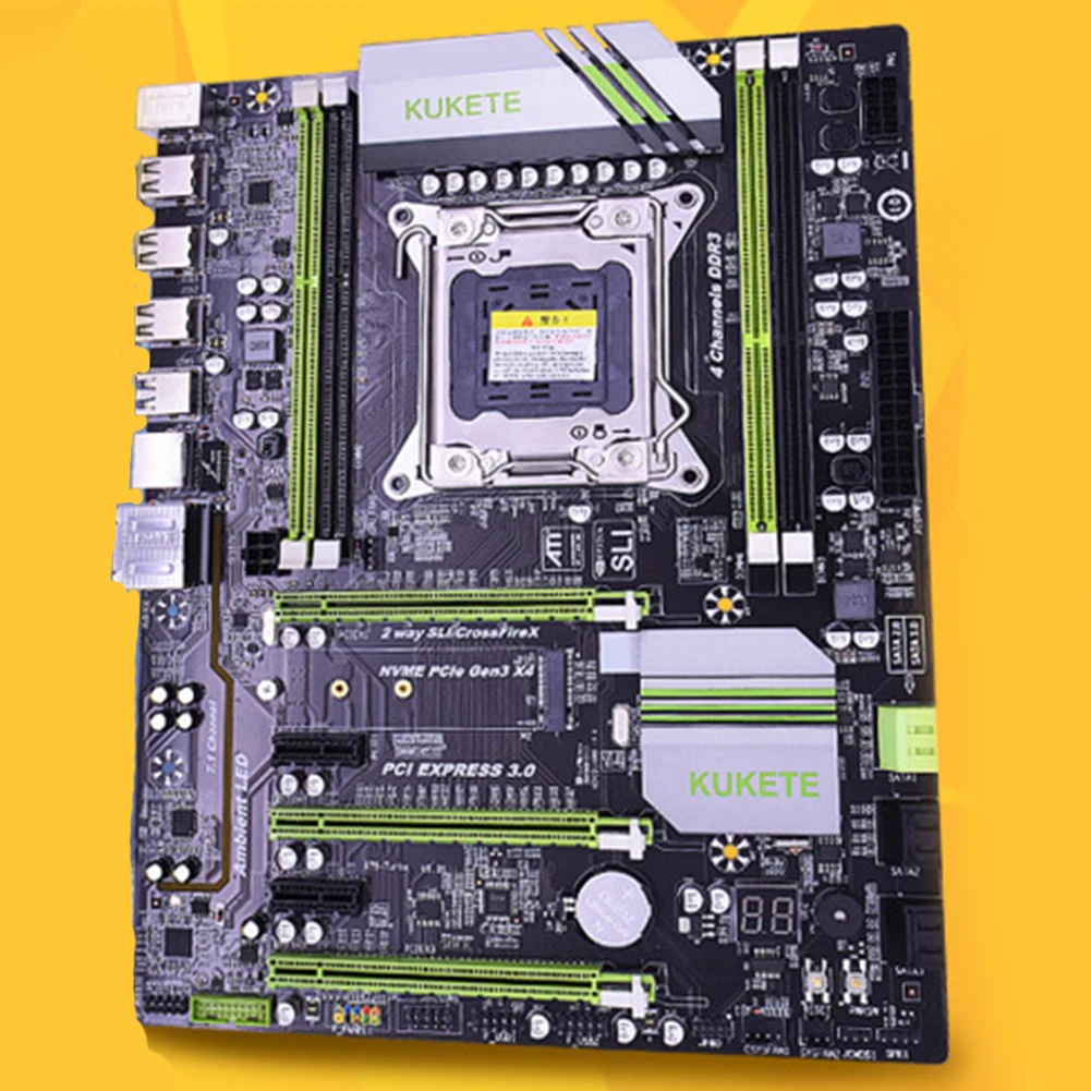 

Inter X79 Motherboard LGA 2011 ATX 64G Turbo Boost Desktop Computer Main Board ECC USB 3.0 SATA 3.0 Light DDR3 REG