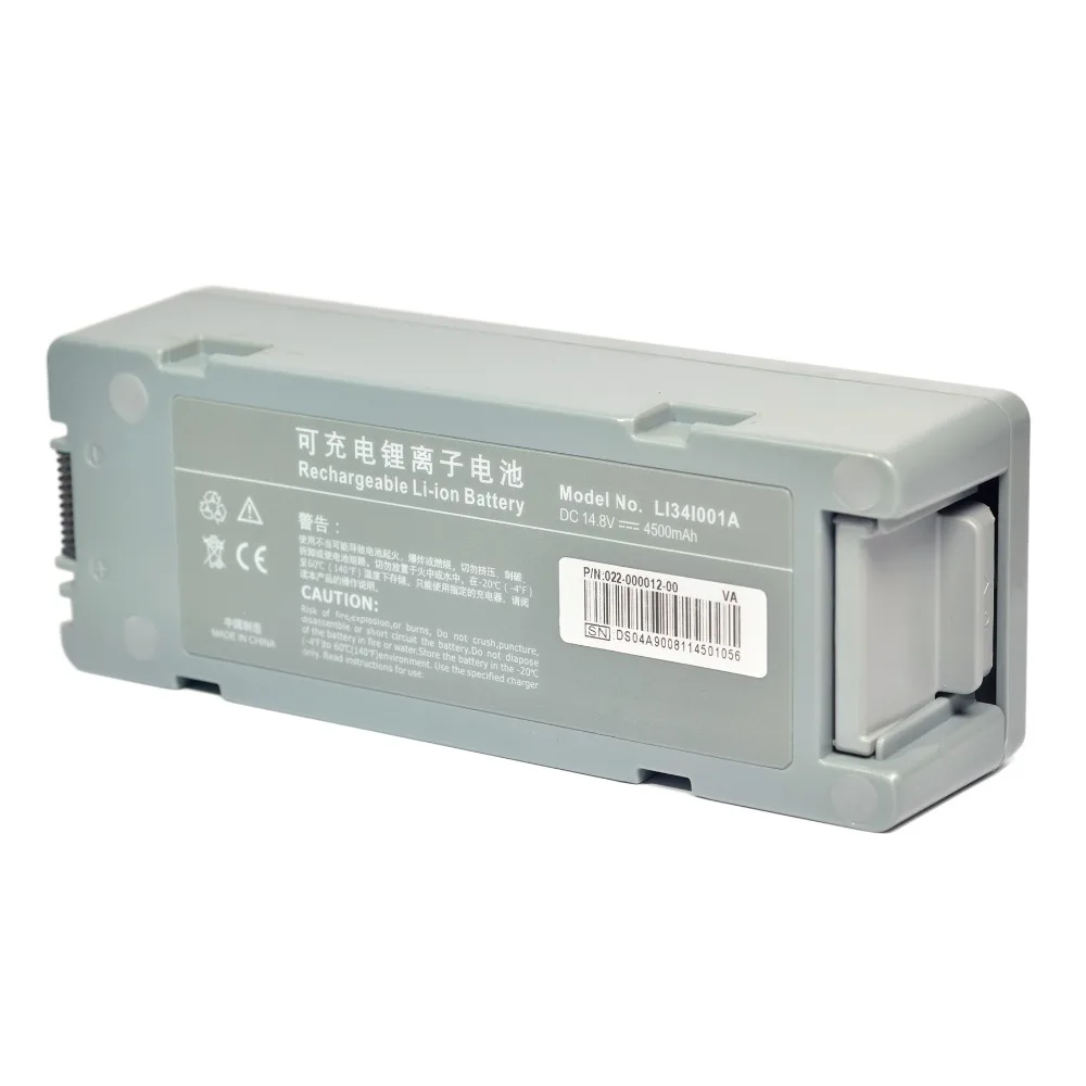 

For Mindray BeneHeart Z5 Z6 D5 D6 DP-50 DP-50T DP-50Vet LI34I001A 022-000012-00 M05-010005-09 LI24I002A Defibrillator Battery