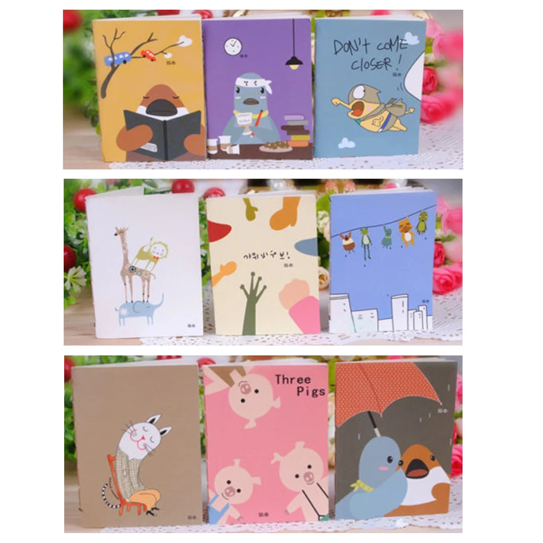 

Cartoon Little Notebook Handy Notepad Paper Notebook